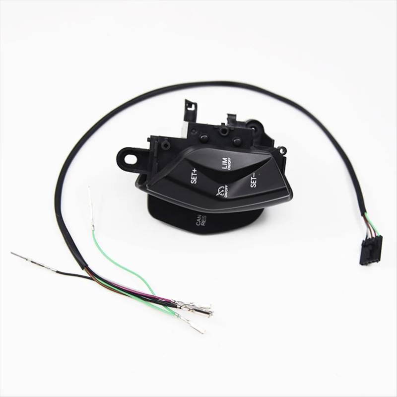 TREGOO Kompatibel Mit Ford Für Focus Für Kuga 2012 2013 2014 2015 Auto-Cruise-Fernbedienungsschalter Auto-Lenkradtaste Autozubehör Schalter Lenkradsteuerung von TREGOO