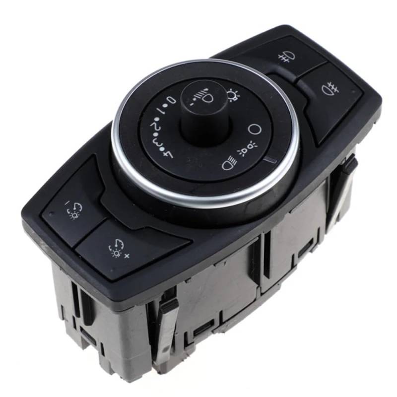 TREGOO Kompatibel Mit Ford Für Mondeo MK5 2014 2015 2016 2017 2018 2019 Scheinwerfer-Nebelscheinwerfer-Lampensteuerung DG9T-13D061-GDW JB3T13D061EAW Auto Lichtschalter von TREGOO