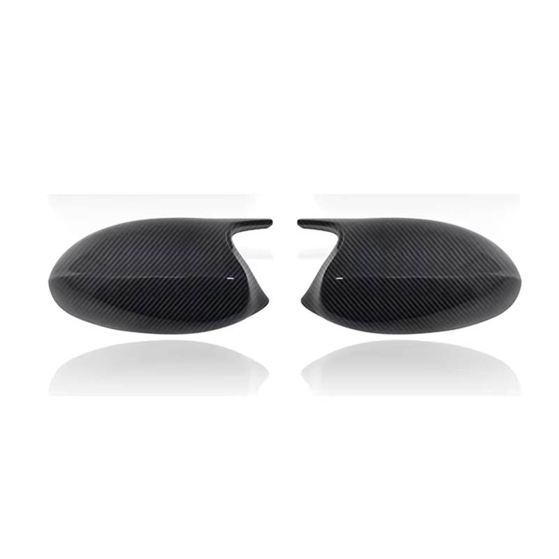 TREGOO Kompatibel Mit Für E81 E82 E92 E93 2006–2009. Türspiegelabdeckungen, Rückansichtskappe, Seitliche Rückspiegelschalen, Rückspiegelabdeckung Auto-Rückspiegelkappe(Carbon Fiber) von TREGOO