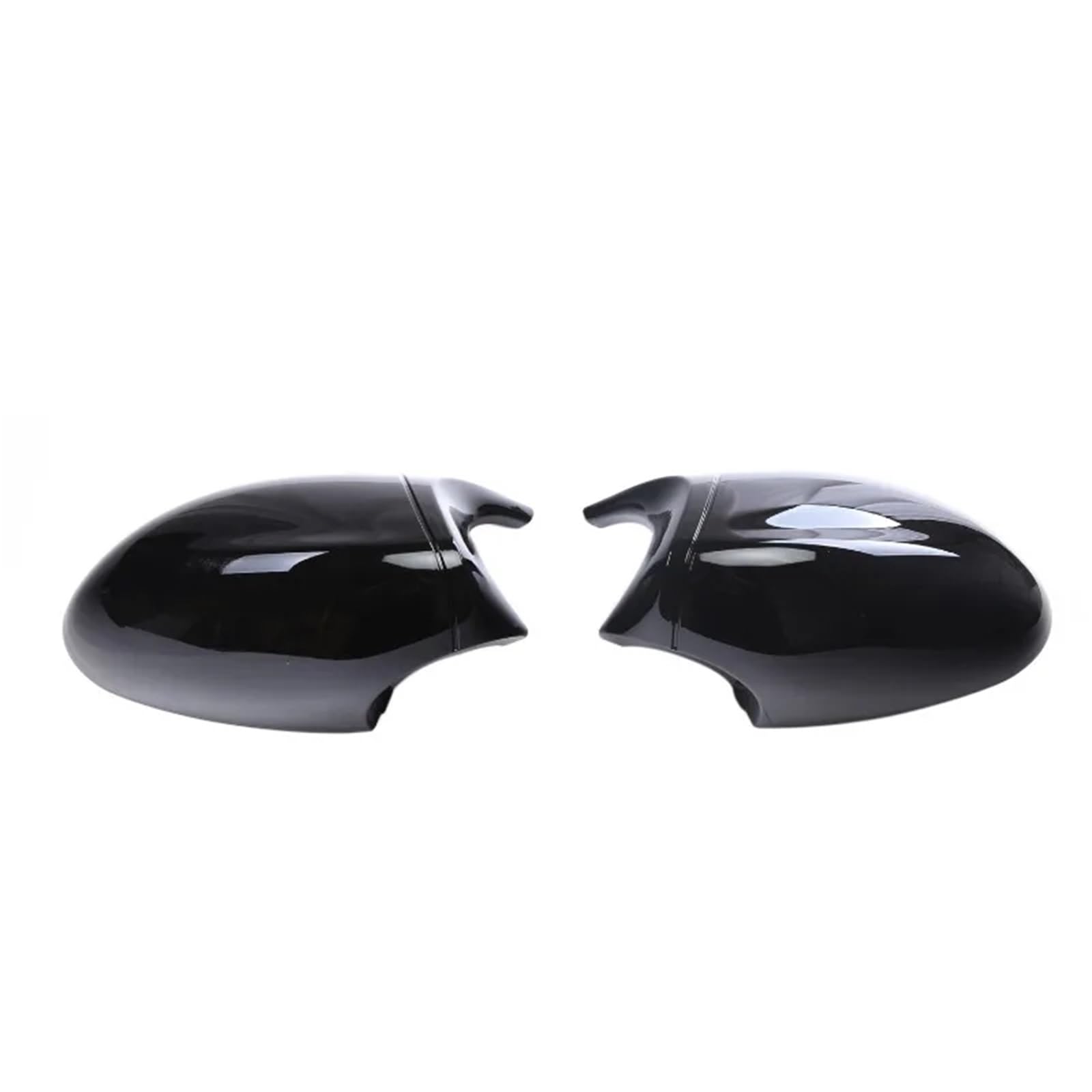 TREGOO Kompatibel Mit Für E90 E91 E92 E93 Rückansichtskappe, Seitliche Rückspiegelschalen, Rückspiegel-Abdeckung OEM: 51167135097 51167135098 Auto-Rückspiegelkappe(Glossy Black-Old) von TREGOO