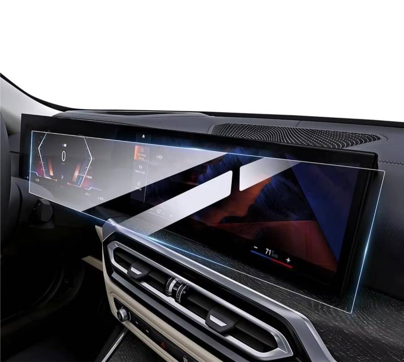 TREGOO Kompatibel Mit Für X5 X6 X7 2023 2024 Auto 14,9 Zoll Auto LCD GPS Navigation Und Armaturenbrett Anti-Kratz-TPU-Bildschirmschutzfolie Bildschirmschutzfolie von TREGOO