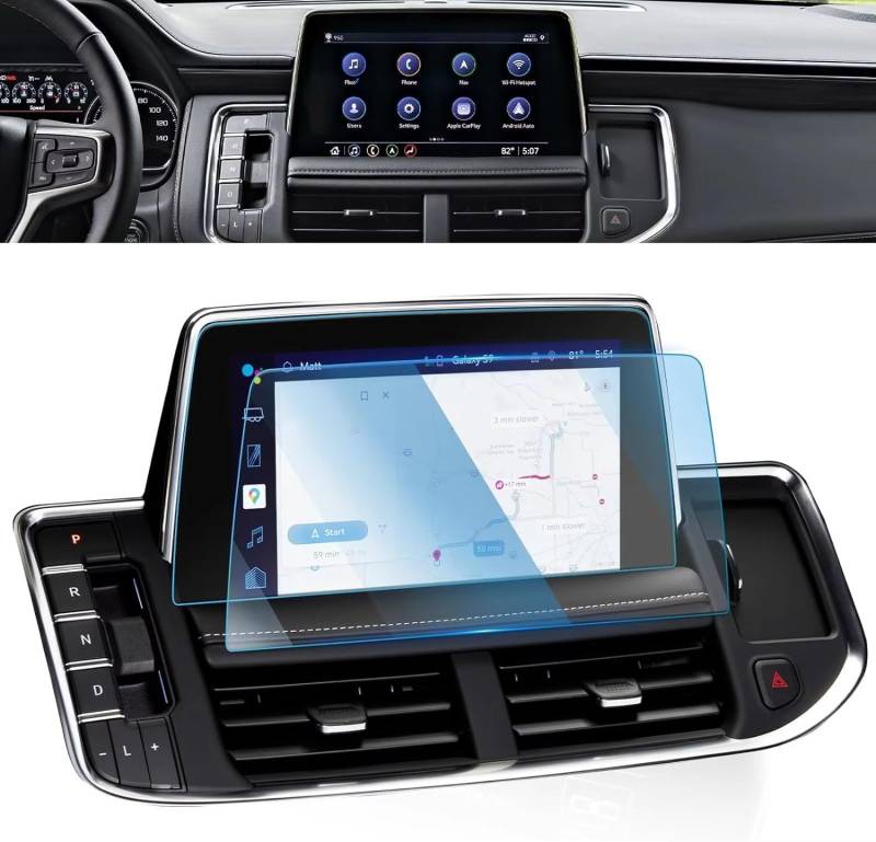 TREGOO Kompatibel Mit GMC Für Yukon Autozubehör 10,2 Zoll LCD-Bildschirm Navigation GPS Schutz Gehärtetes Glas Film Bildschirmschutzfolie von TREGOO