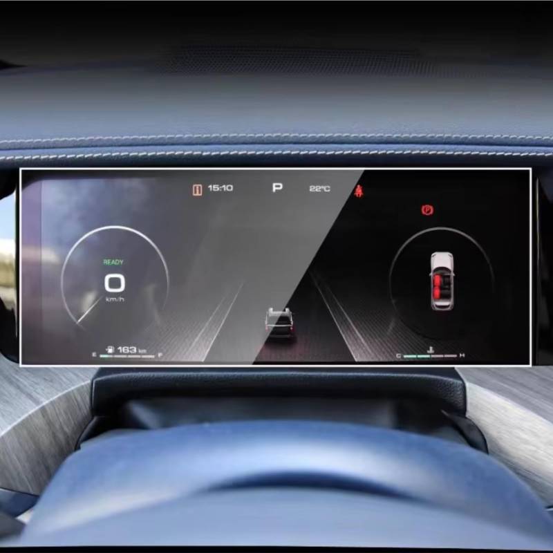 TREGOO Kompatibel Mit GWM Für Tank 500 2023 2024, Auto-LCD-GPS-Navigation, Gehärtetes Glas Und Armaturenbrett-Displayschutzfolie Bildschirmschutzfolie(Dashboard) von TREGOO