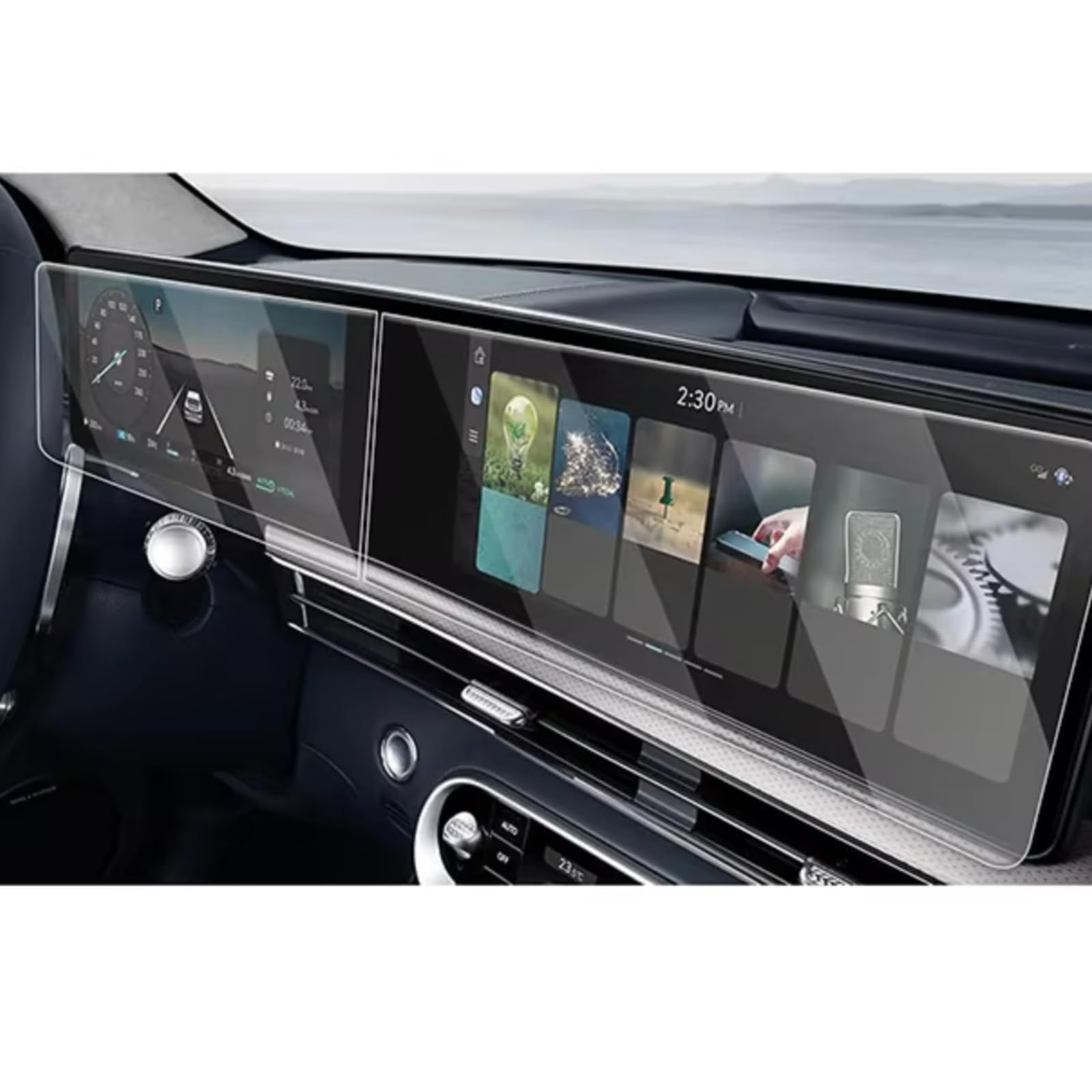 TREGOO Kompatibel Mit Genesis Für GV60 2023, 2 Stück PET-Folie, Autozubehör, Navigations- Und Instrumenten-Displayschutzfolie Bildschirmschutzfolie TREGOO Kompatibel Mit Genesis Für GV60 2023, 2 Stück PET-Folie, Autozubehör, Navigations- Und Instrumenten-Displayschutzfolie Bildschirmschutzfolie von TREGOO