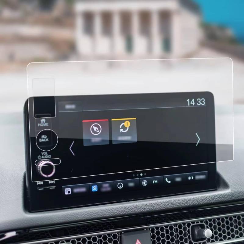 TREGOO Kompatibel Mit HR-V Für CR-V Für Civic 2023 Auto 9 Zoll LCD Infotainment GPS Navigation AntiFingerprint Gehärtetes Glas Displayschutzfolie Bildschirmschutzfolie von TREGOO