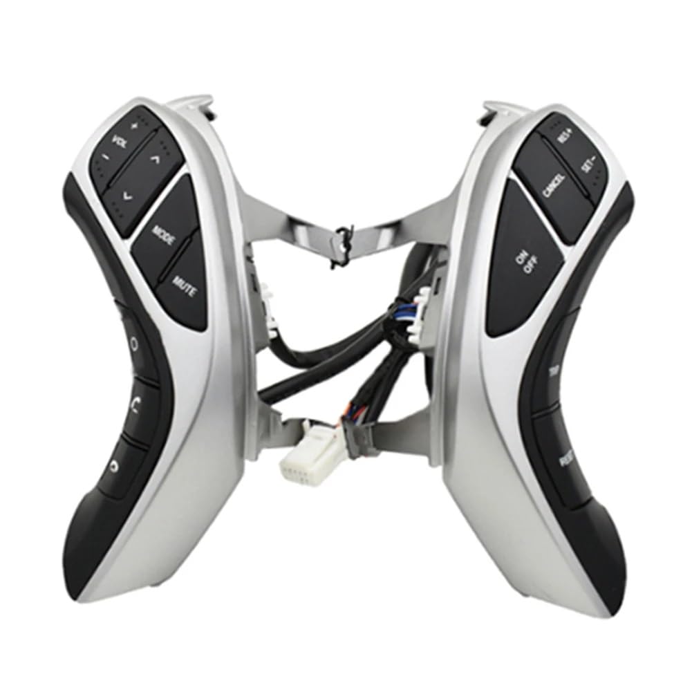 TREGOO Kompatibel Mit Hyundai Für Elantra 2012 2013 2014 2015 Auto-Tempomat Musik-Lenkradtasten Lenkrad-Steuertastenmodul Schalter Lenkradsteuerung von TREGOO