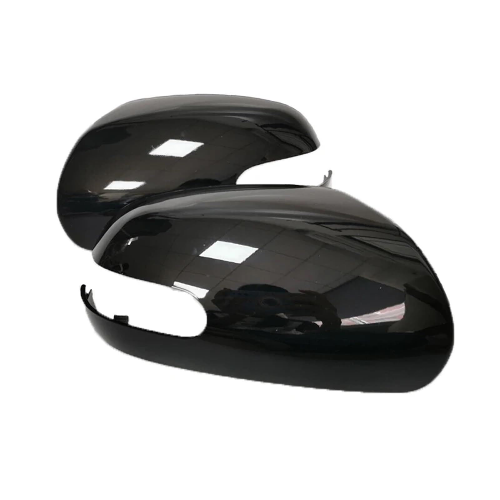 TREGOO Kompatibel Mit K&ia Für Ceed 1 Für Cerato 2009 2010 2011 Autospiegelabdeckungen Kappen Türspiegelabdeckungen Kappen Seitenrückspiegelschalen Auto-Rückspiegelkappe(Black) von TREGOO