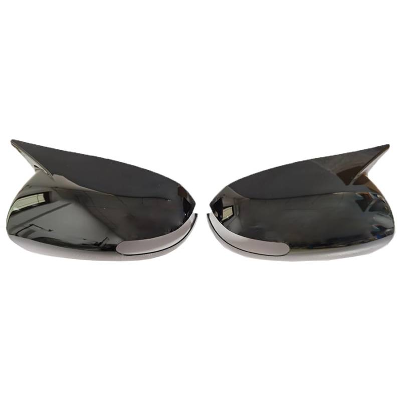 TREGOO Kompatibel Mit K&ia Für Ceed 1 Für Cerato Für Forte Rückansicht Kappe Seite Rückspiegel Schalen Rückspiegel Abdeckung Auto Zubehör Auto-Rückspiegelkappe(Black) von TREGOO