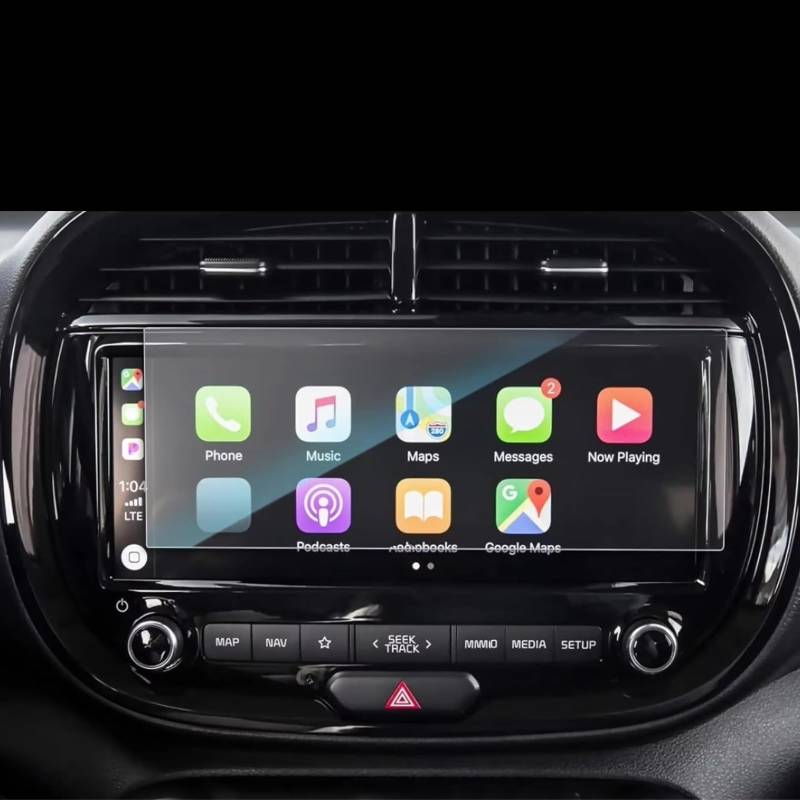 TREGOO Kompatibel Mit K&ia Für Soul EV 2020 2021 2022 2023 2024 7 Zoll 10,25 Zoll Auto LCD GPS Navigation Gehärtetes Glas Displayschutzfolie Bildschirmschutzfolie(10.25inch) von TREGOO