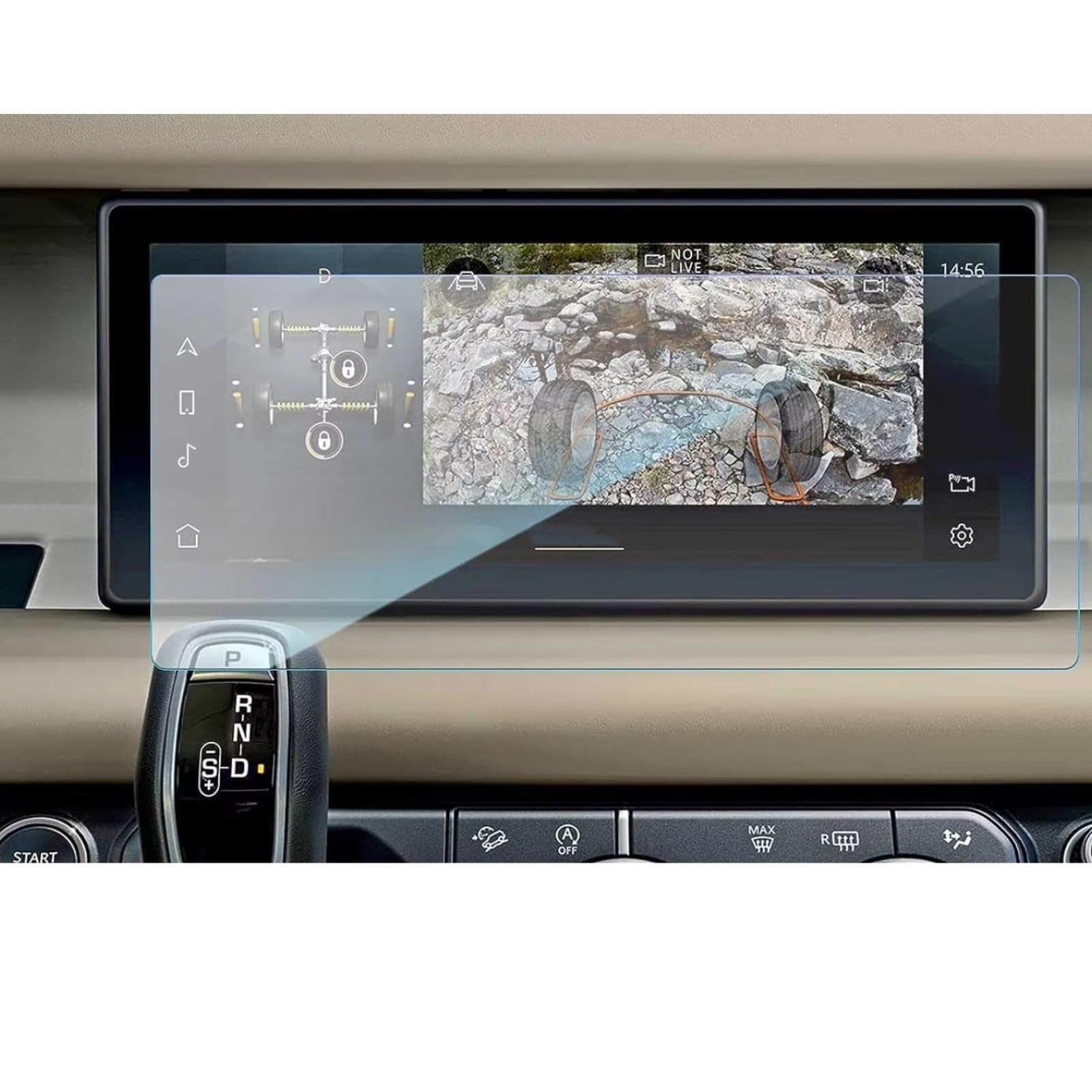 TREGOO Kompatibel Mit Land Für Rover Für Defender 90 110 2020 2021 2022 Auto 10 Zoll LCD GPS Navigation Stoßfester, Kratzfester Displayschutz Aus Gehärtetem Glas Bildschirmschutzfolie TREGOO Kompatibel Mit Land Für Rover Für Defender 90 110 2020 2021 2022 Auto 10 Zoll LCD GPS Navigation Stoßfester, Kratzfester Displayschutz Aus Gehärtetem Glas Bildschirmschutzfolie von TREGOO