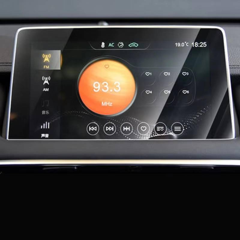 TREGOO Kompatibel Mit MG Für HS 2018 2019 2020, Auto-GPS-Navigation, Kratzfeste Displayschutzfolie Aus Gehärtetem Glas Bildschirmschutzfolie(Model 2) von TREGOO
