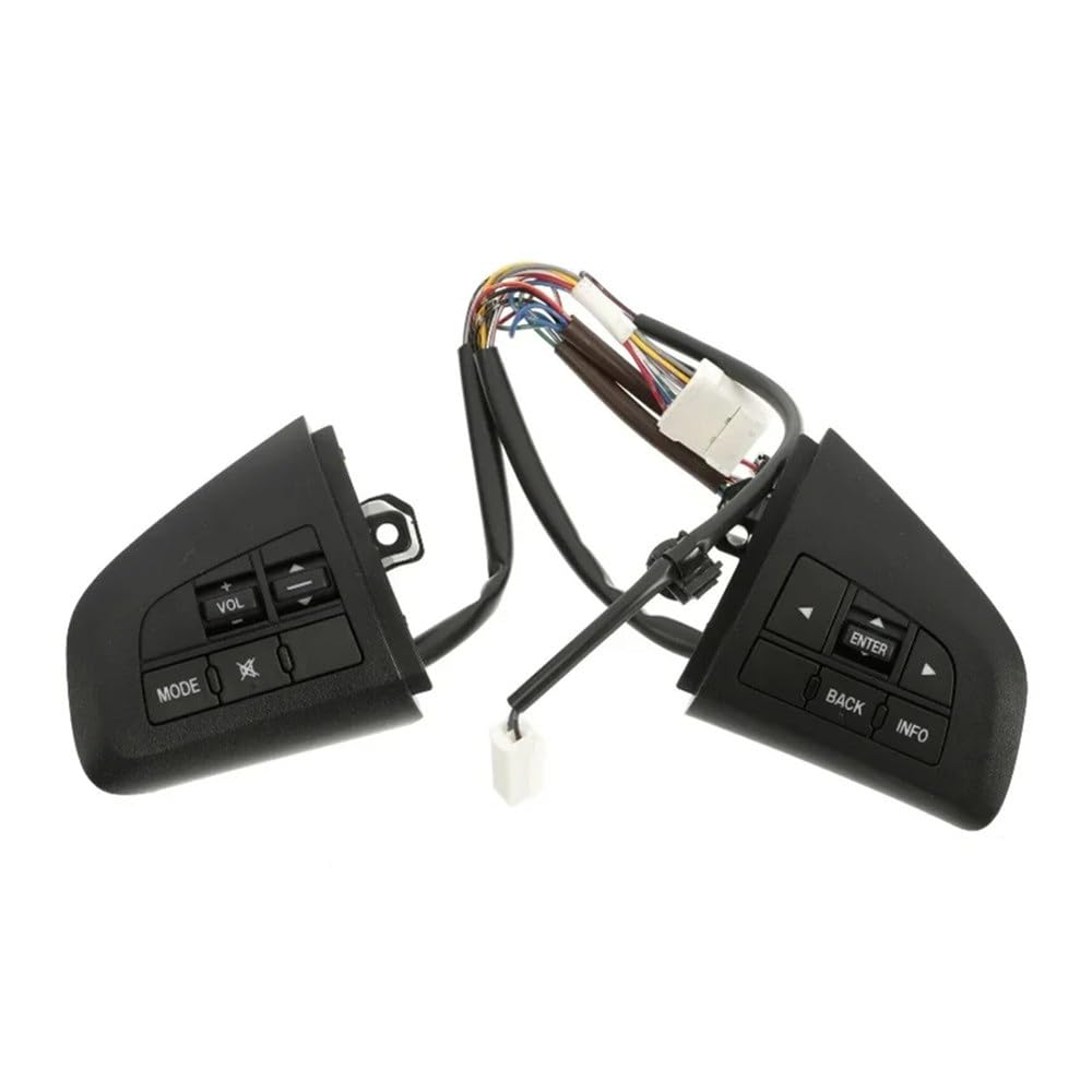 TREGOO Kompatibel Mit Mazda 3 2010 2011 2012 2013 Lenkrad Multifunktions-Tempomat-Fernbedienungsschalter Mit Audio-Lautstärke-Automontage Schalter Lenkradsteuerung TREGOO Kompatibel Mit Mazda 3 2010 2011 2012 2013 Lenkrad Multifunktions-Tempomat-Fernbedienungsschalter Mit Audio-Lautstärke-Automontage Schalter Lenkradsteuerung von TREGOO