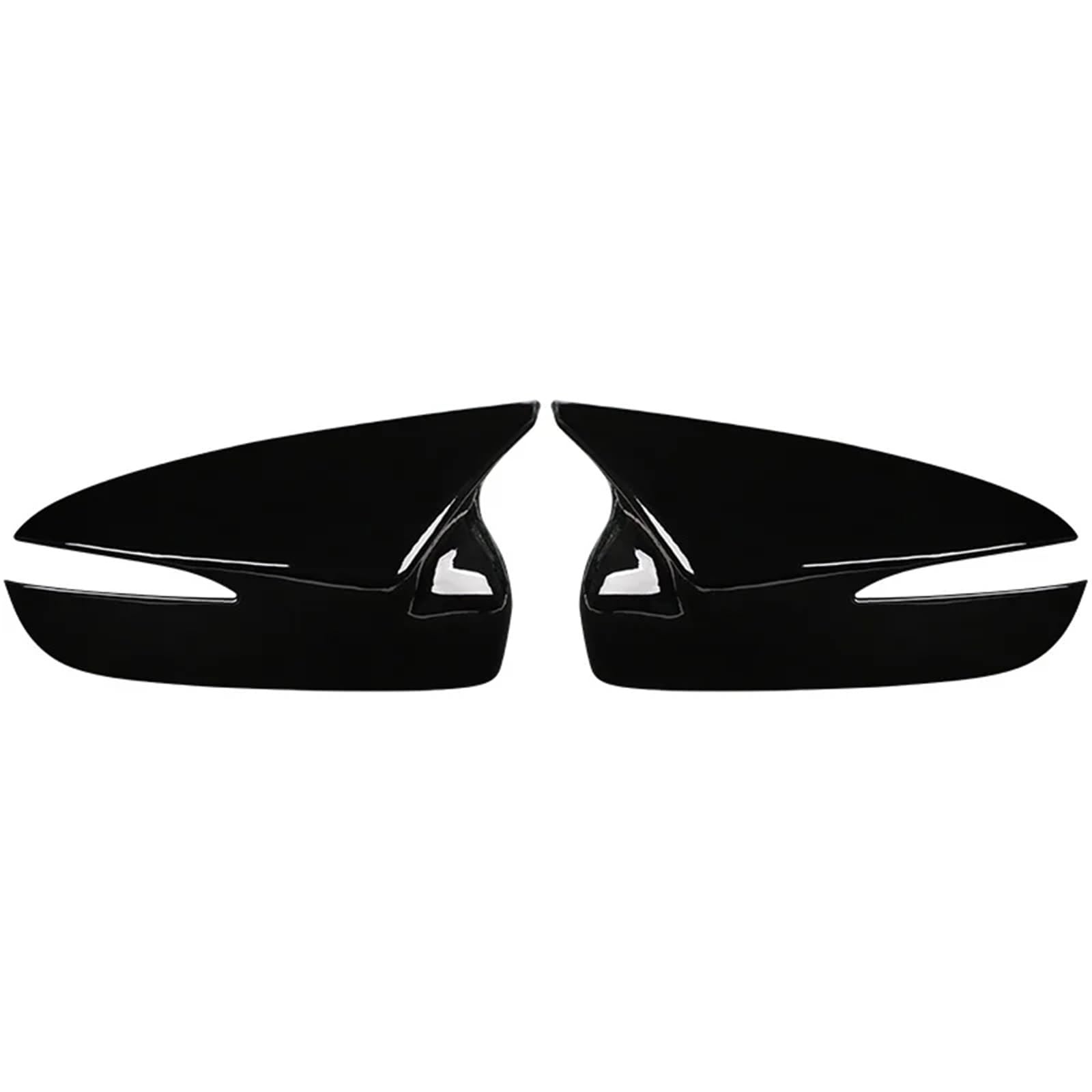 TREGOO Kompatibel Mit Mazda Für CX-5 CX-4 CX-3 Türspiegelabdeckungen Kappen Rückansichtskappe Seitenrückspiegelschalen Rückspiegelseitenspiegelabdeckung Auto-Rückspiegelkappe(Black) von TREGOO