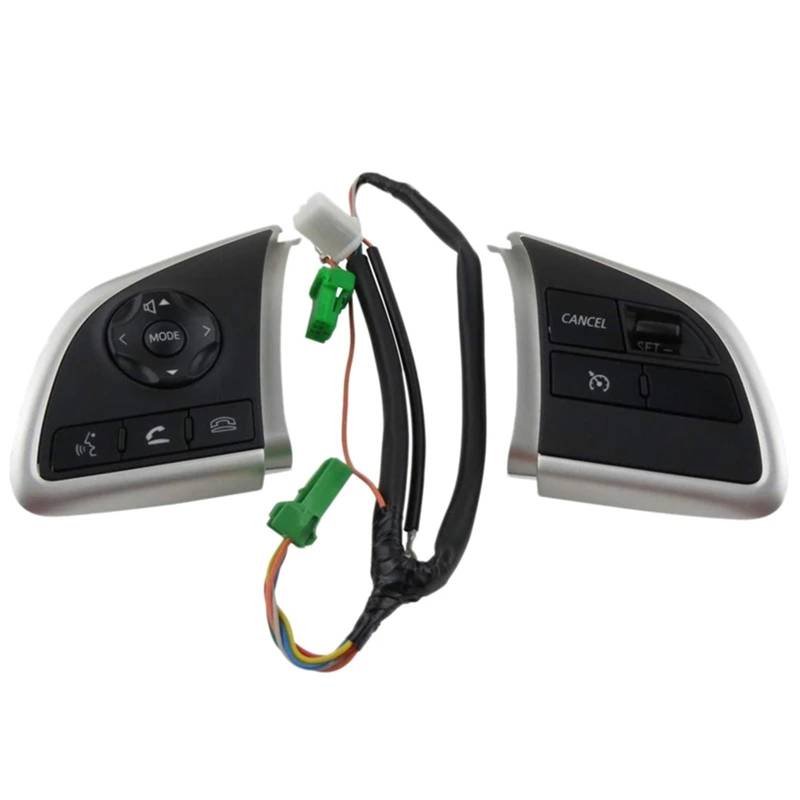 TREGOO Kompatibel Mit Mitsubishi Für Mirage 2012–2016 Für Outlander 2013–2016 8616A076 Auto-Lenkrad Navigation Media Player Steuertaste Schalter Lenkradsteuerung von TREGOO