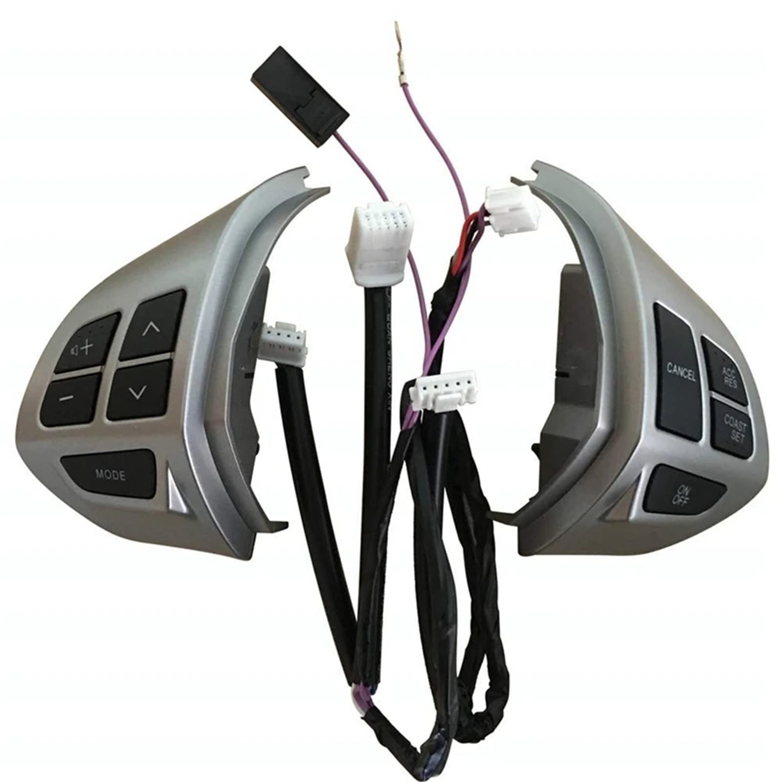 TREGOO Kompatibel Mit Mitsubishi Für Outlander XL 2006–2012 Für ASX 2010–2016 Für L200 2006–2016 8701A087 Auto-Lenkrad-Kreuzfahrt-Lautstärketaste Schalter Lenkradsteuerung von TREGOO