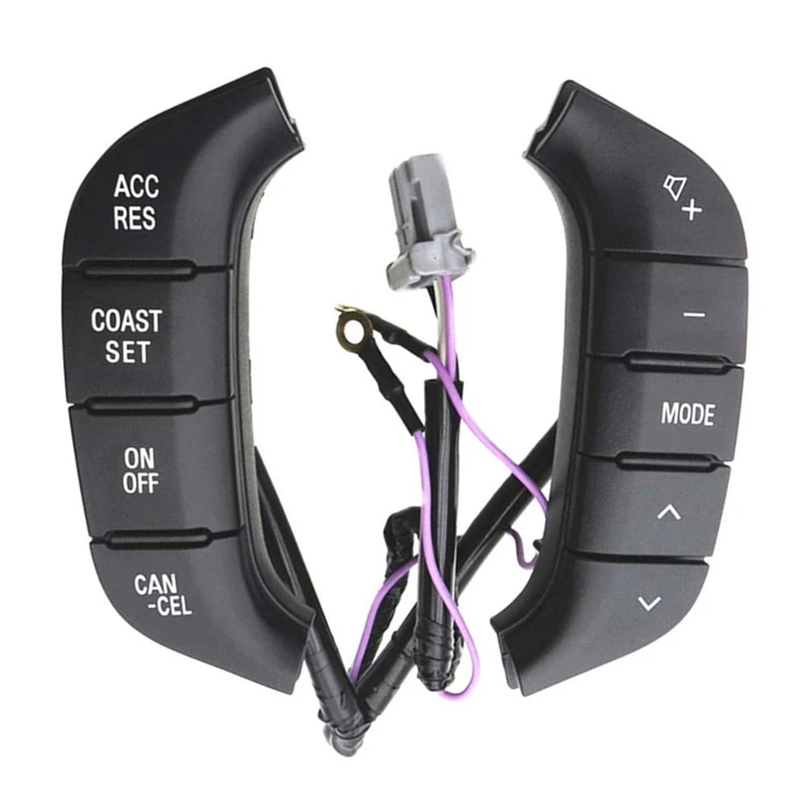 TREGOO Kompatibel Mit Mitsubishi Für Pajero 2007–2019 8701A383 Lenkrad-Audio-Steuerschalter Auto-Multifunktions-Tempomat-Tastenteile Schalter Lenkradsteuerung von TREGOO