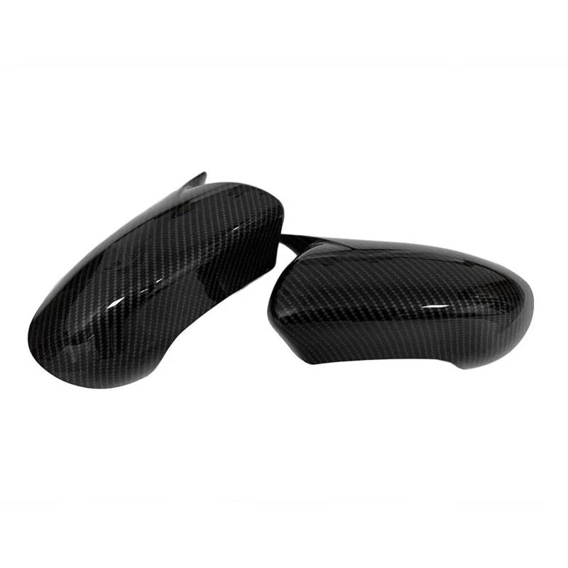 TREGOO Kompatibel Mit Nissan Für Qashqai 2007–2013, Autospiegelabdeckungen, Kappen, Türspiegelabdeckungen, Kappen, Rückansichtskappe, Seitliche Rückspiegelschalen Auto-Rückspiegelkappe(Carbon Look) von TREGOO