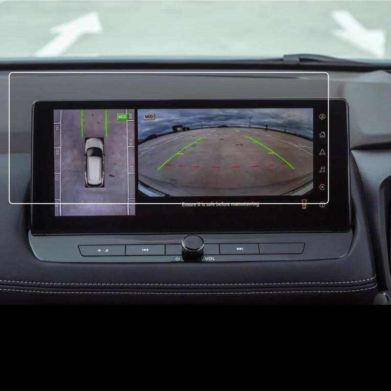 TREGOO Kompatibel Mit Nissan Für Qashqai J11 Für X-Trail 2021 2022 Autozubehör 12,3 Zoll Auto GPS Navigation Gehärtetes Glas Displayschutzfolie Bildschirmschutzfolie von TREGOO