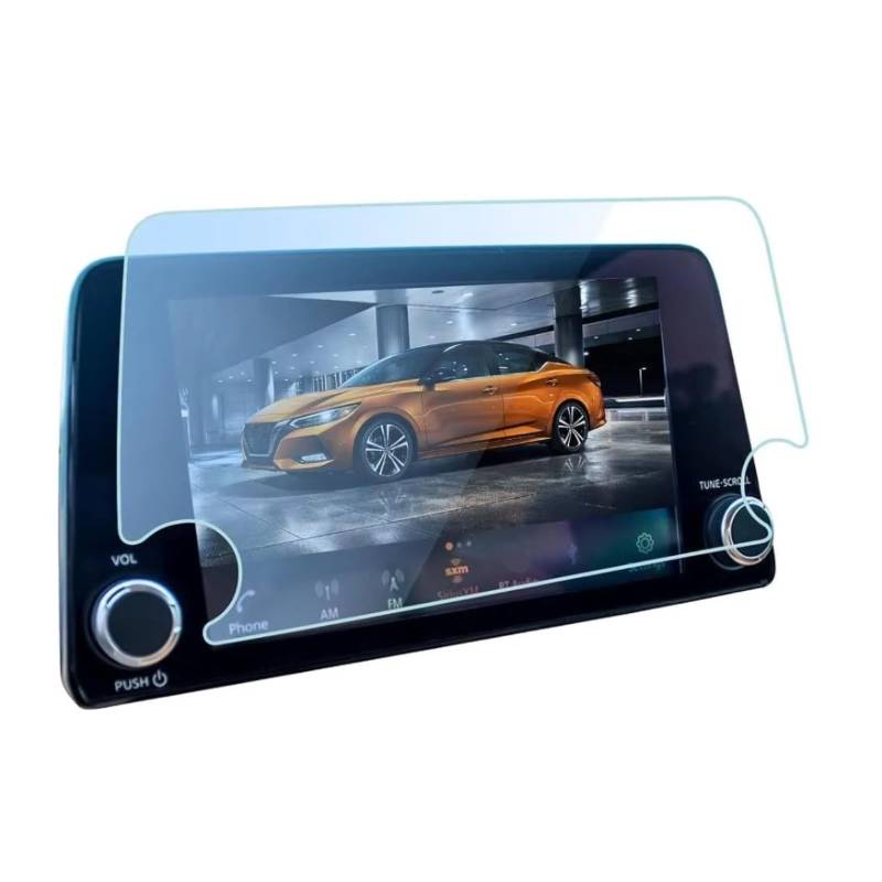 TREGOO Kompatibel Mit Nissan Für Sentra B18 Für MK4 2020 2021 2022 2023 Auto LCD GPS Navigation Displayschutzfolie Aus Gehärtetem Glas Bildschirmschutzfolie von TREGOO