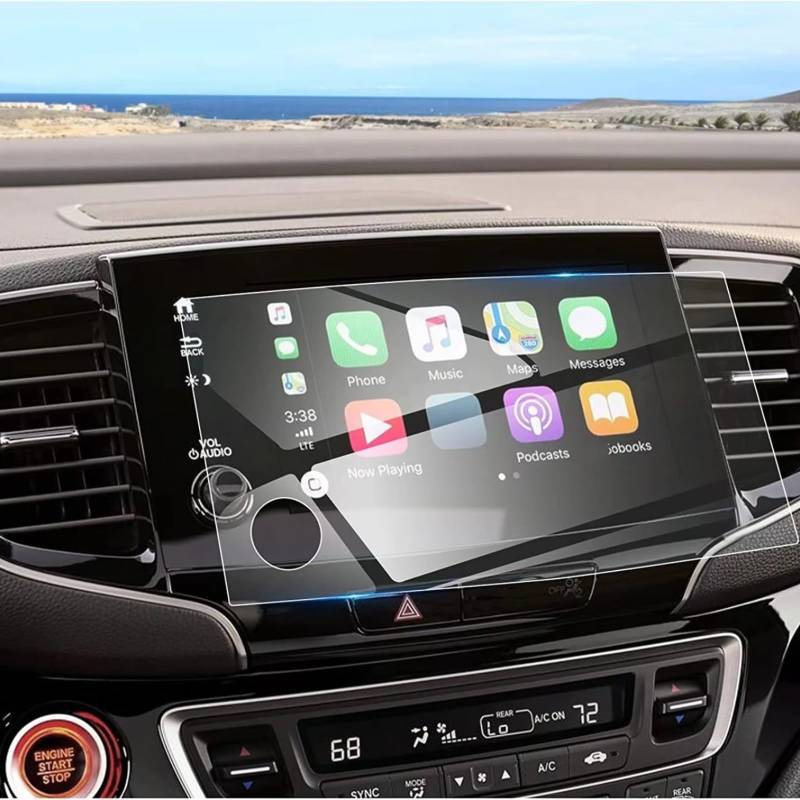 TREGOO Kompatibel Mit Passport Für Pilot Für Sport 2019 2020 2021 2022 2023 Autozubehör 8 Zoll Auto GPS Navigation Innenraum Gehärtetes Glas Displayschutzfolie Bildschirmschutzfolie von TREGOO