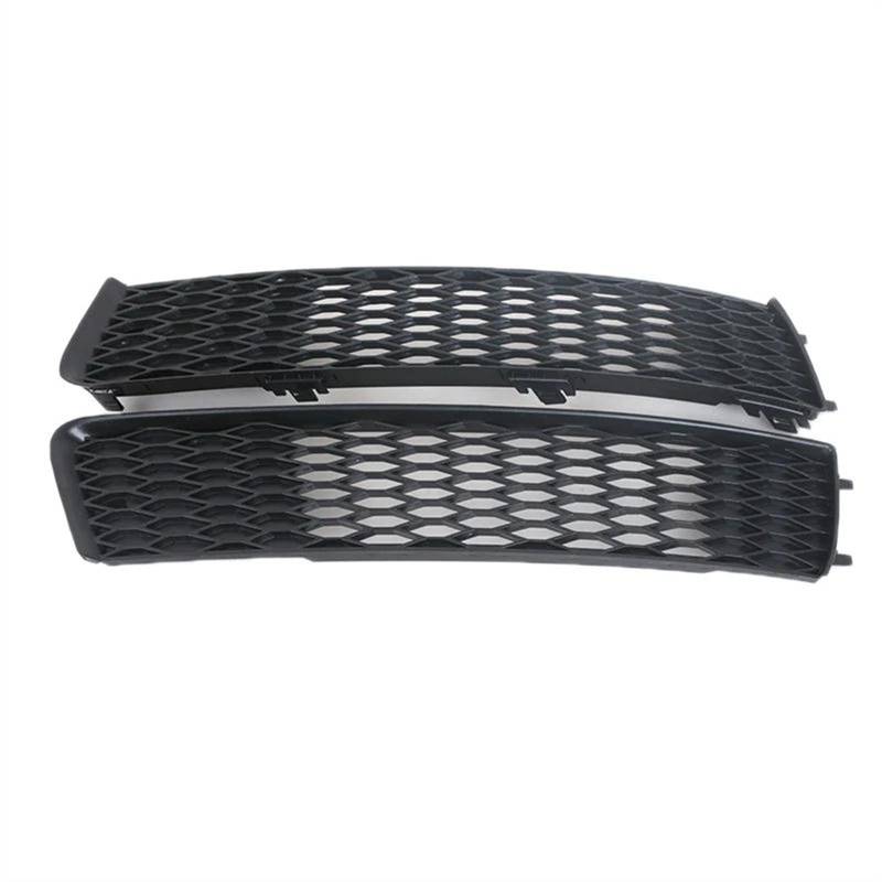 TREGOO Kompatibel Mit Q7 2009–2015 4L0807697B, Auto-Frontstoßstangengrill, Netzabdeckung, Zierleiste, Lüftungsschlitze, Nebelscheinwerfer, Renngitter, Dekoration Nebelscheinwerfergrill(Pair) von TREGOO