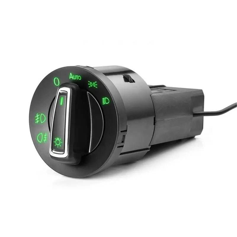TREGOO Kompatibel Mit Skoda Für Fabia Vor 2019. Automatischer Scheinwerfer-Nebelscheinwerferschalter. Automatischer Scheinwerfer-Nebelscheinwerferschalter Mit Integriertem Sensor Auto Lichtschalter von TREGOO