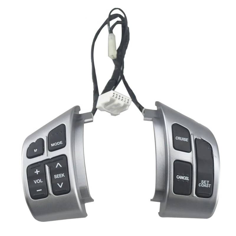 TREGOO Kompatibel Mit Suzuki Für Swift 2006–2013 Für Sx4 2009–2013 Lenkrad-Audiokanal Und Konstanter Tempomat-Tasten-Lautstärkeschalter Schalter Lenkradsteuerung von TREGOO