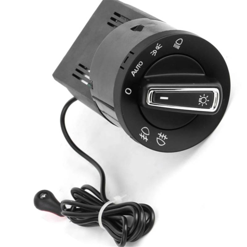 TREGOO Kompatibel Mit VW Für Bora MK4 Für B5 Für B5.5 1999 2000 2001 2002 2003 2004 Auto-Scheinwerfer-Lampen-Steuerschalter-Sensor 1C0941531 Auto Lichtschalter von TREGOO