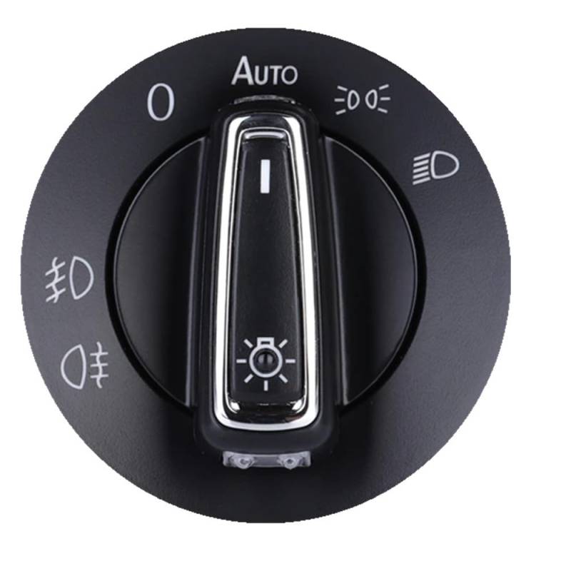 TREGOO Kompatibel Mit VW Für Golf 7 Auto-Scheinwerferschalter Mit Lichtsensormodul Auto-Scheinwerferschalter-Sensor 5GG941431B 5GG 941 431B Auto Lichtschalter von TREGOO