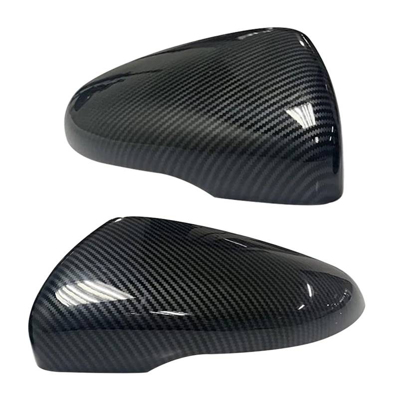 TREGOO Kompatibel Mit VW Für Golf Für GTI MK6 2009–2013, Seitliche Rückspiegelschalen, Rückspiegel-Abdeckung, OEM: 5K0857537, 5K0857538, CH-02-0103 Auto-Rückspiegelkappe von TREGOO