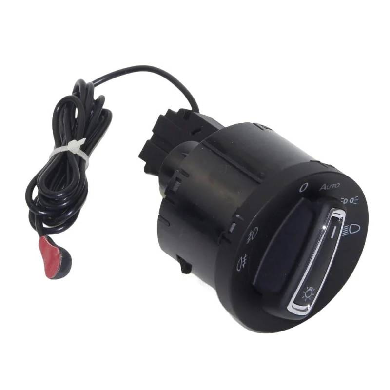 TREGOO Kompatibel Mit VW Für Golf MK7, Chrom-Scheinwerfer-Steuerschalter, Auto-Auto-Scheinwerfer-Senso-Scheinwerferschalter 5GG 941 431D 5GG941431D Auto Lichtschalter von TREGOO