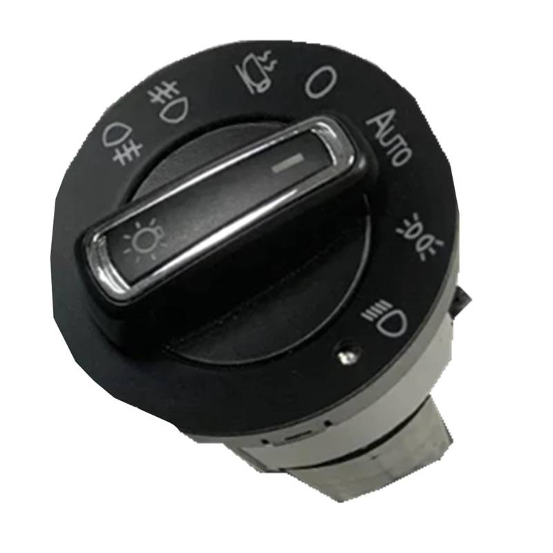 TREGOO Kompatibel Mit VW Für Golf MK7 2014 2015 2016 2017 2018 2019 2020 2021. Auto-Scheinwerferschalter-Sensor, Armaturenbrett, Nebelscheinwerfersteuerung Auto Lichtschalter von TREGOO