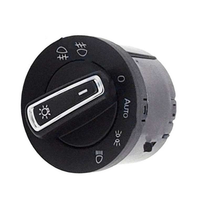 TREGOO Kompatibel Mit VW Für Golf Mk7 Automatischer Scheinwerfer Automatischer Lichtschalter Chrom Scheinwerferschalter Sensor Scheinwerferschalter 5GG941431D Auto Lichtschalter von TREGOO