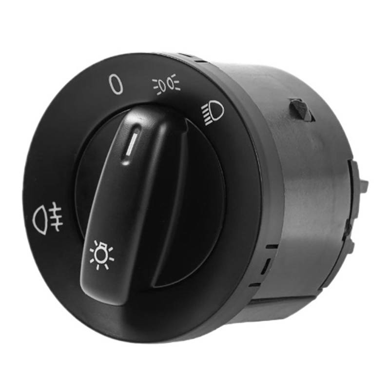 TREGOO Kompatibel Mit VW Für Golf Plus 5M1 521 Für Passat B6 3C2 2005 2006 2007 2008 2009 2010 Auto-Scheinwerfer-Nebelsteuerschalter 1K0941431B Auto Lichtschalter von TREGOO