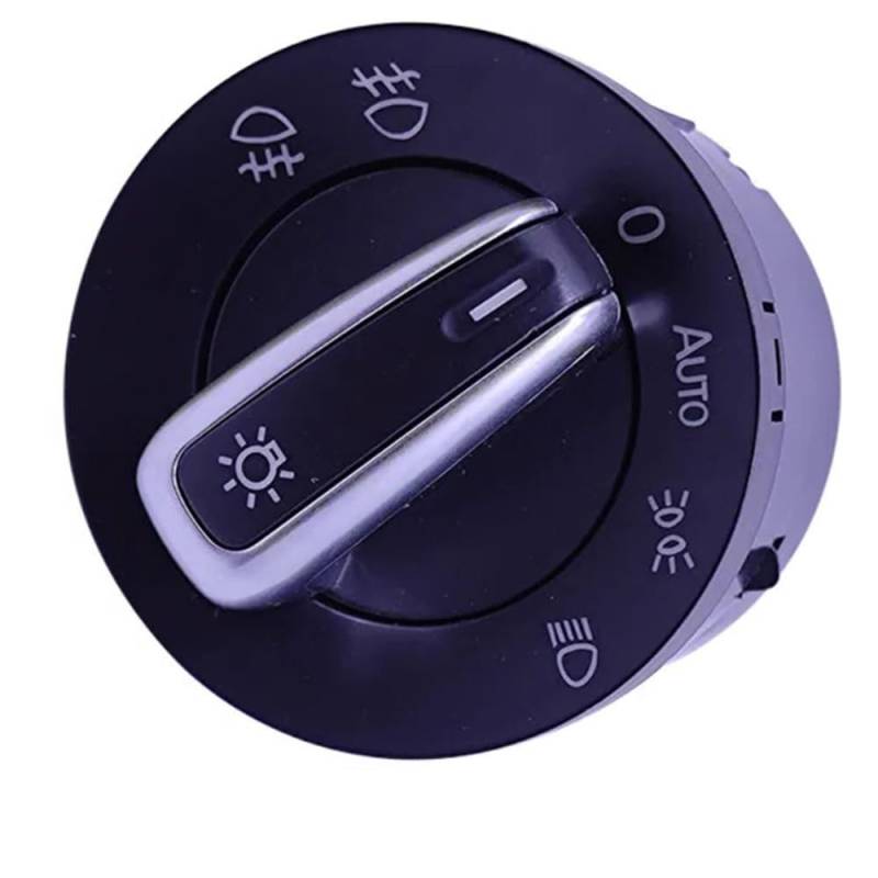 TREGOO Kompatibel Mit VW Für Sharan Für Transporter Für Scirocco 2011 2012 2013 2014 2015 Scheinwerferschalter Nebelscheinwerferlampe 5ND941431B Auto Lichtschalter(Without Light Sensor) von TREGOO