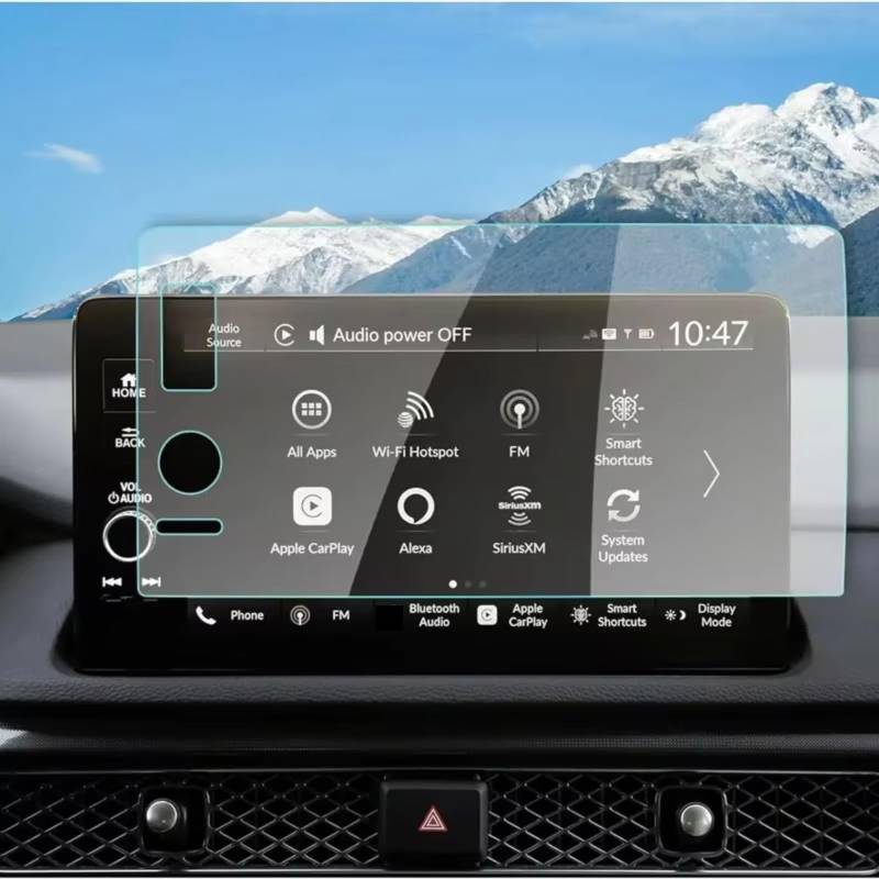 TREGOO Kompatibel Mit ZR-V 2024 Auto-Displayschutz Aus Gehärtetem Glas, 9 Zoll, GPS-Navigation, Innenzubehör Bildschirmschutzfolie von TREGOO