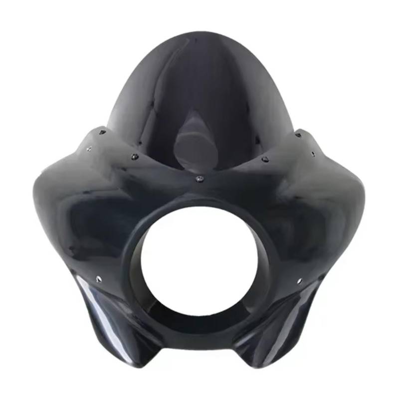 TREGOO Motorrad Windschutz Kompatibel Mit CMX1100 Für Rebel CM1100 2021 2022 2023 2024 Windschutzscheibe Windabweiser Abdeckung Motorrad Scheinwerfer Windschutzscheibe Fallschutz(A-Long Grey) von TREGOO