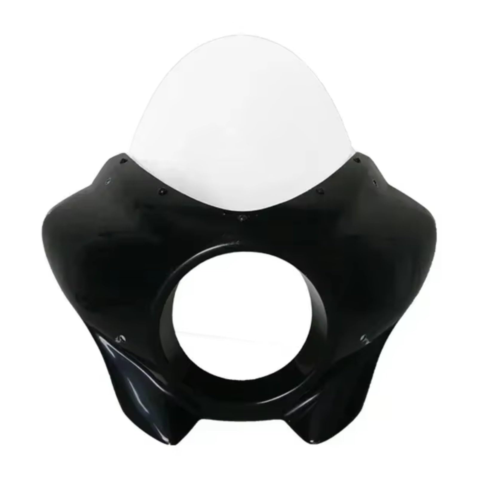 TREGOO Motorrad Windschutz Kompatibel Mit CMX1100 Für Rebel CM1100 2021 2022 2023 2024 Windschutzscheibe Windabweiser Abdeckung Motorrad Scheinwerfer Windschutzscheibe Fallschutz(B-Long Transparent) von TREGOO