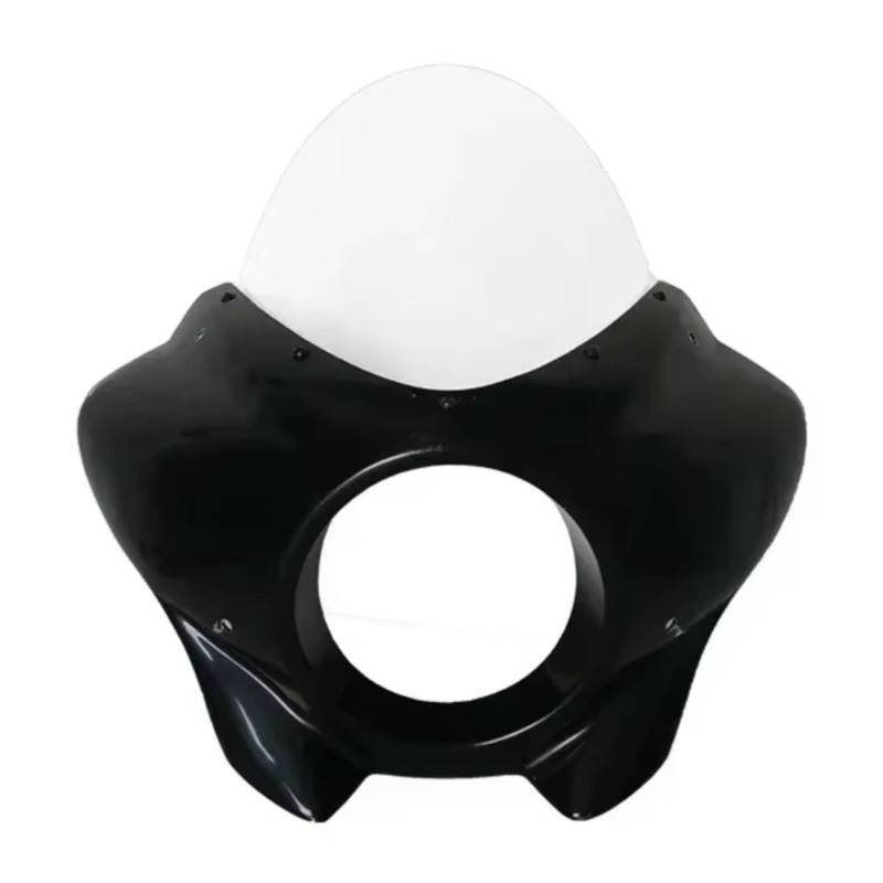 TREGOO Motorrad Windschutz Kompatibel Mit CMX1100 Für Rebel CM1100 2021 2022 2023 2024 Windschutzscheibe Windabweiser Abdeckung Motorrad Scheinwerfer Windschutzscheibe Fallschutz(B-Long Transparent) von TREGOO