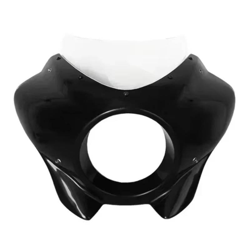 TREGOO Motorrad Windschutz Kompatibel Mit CMX1100 Für Rebel CM1100 2021 2022 2023 2024 Windschutzscheibe Windabweiser Abdeckung Motorrad Scheinwerfer Windschutzscheibe Fallschutz(D-Short Transparent) von TREGOO