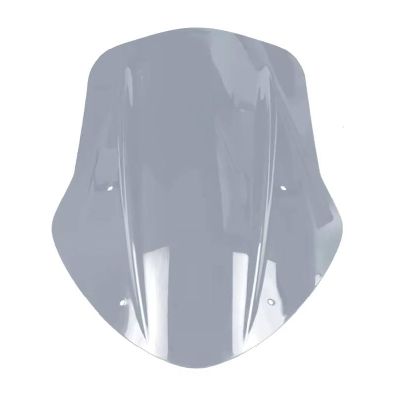 TREGOO Motorrad Windschutz Kompatibel Mit Ducati Für Diavel 2014 2015 2016 2017 2018 Motorrad-Windschutzscheiben-Windschutzscheibenabdeckung Windabweiser Mit Montagehalterung(Smoke) von TREGOO