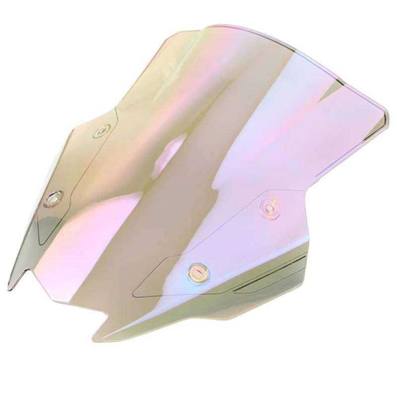 TREGOO Motorrad Windschutz Kompatibel Mit Für Z1000SX 2020 2021 2022 Double Bubble Windschutzscheibe Motorradzubehör Verkleidungsdeflektor(White Iridium) von TREGOO