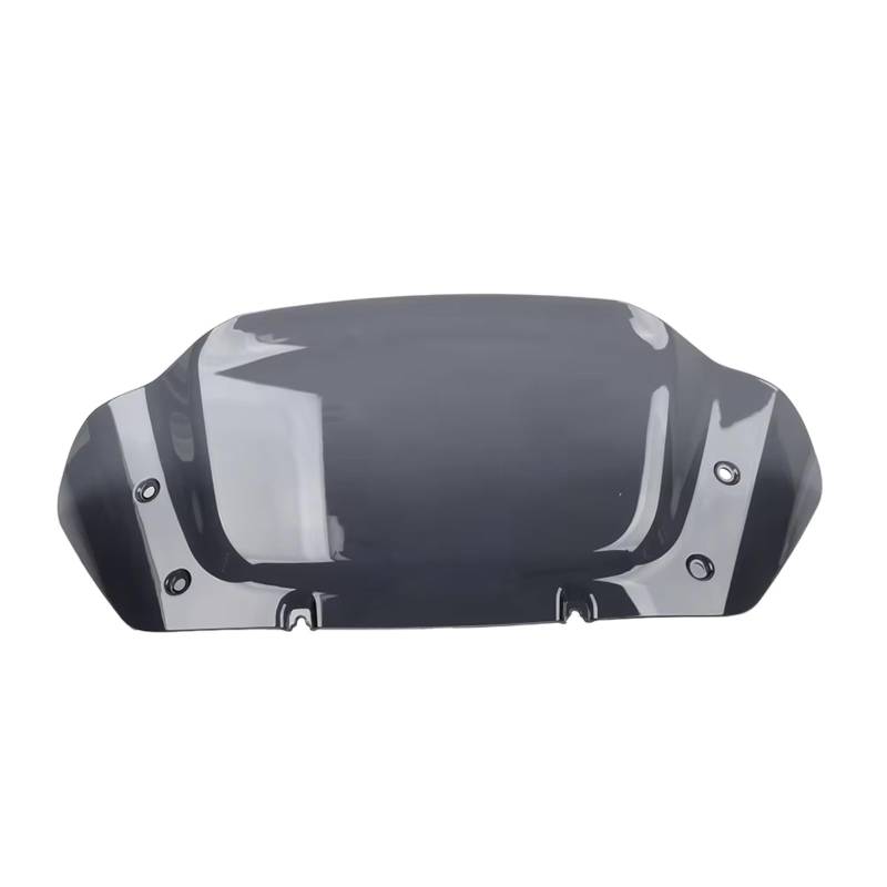 TREGOO Motorrad Windschutz Kompatibel Mit Touring CVO Für Street Glide 2023 2024 Motorrad 10" Windschutzscheibe Windschutzscheibe Windabweiser Zubehör(Smoke) von TREGOO