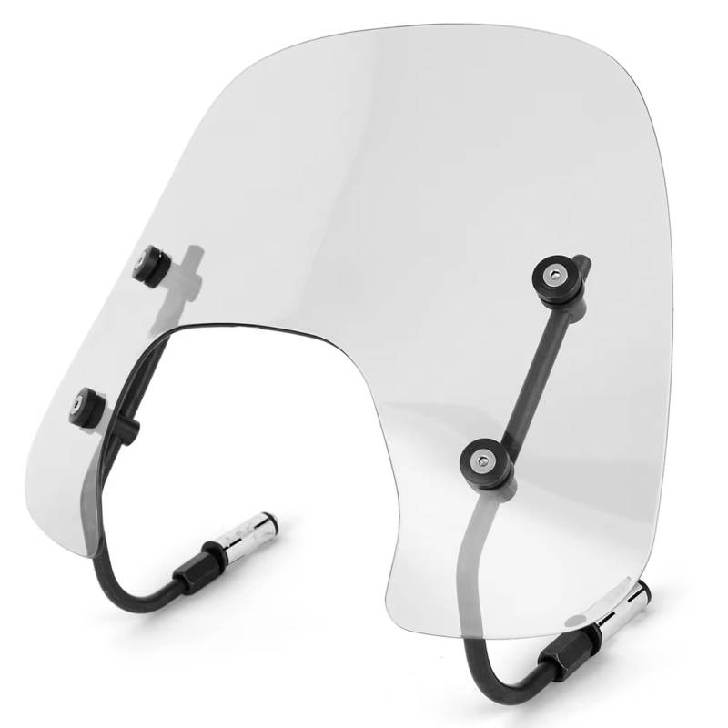 TREGOO Motorrad Windschutz Kompatibel Mit Vespa Für Sprint 150 2016 2017 2018 2019 2020 2021 2022 Motorrad-Windschutzscheibe Windschutzscheibe Windabweiser(Model 3) von TREGOO