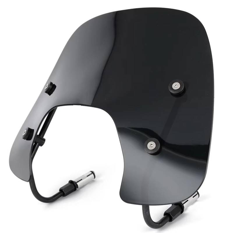 TREGOO Motorrad Windschutz Kompatibel Mit Vespa Für Sprint 150 2016 2017 2018 2019 2020 2021 2022 Motorrad-Windschutzscheibe Windschutzscheibe Windabweiser Zubehör(Model 2) von TREGOO
