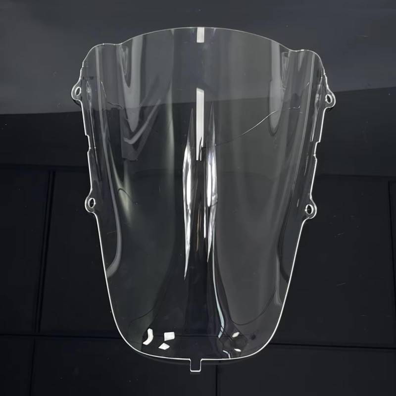 TREGOO Motorrad Windschutz Kompatibel Mit Yamaha Für YZF-R1 Für YZF-R1M 2020 2021 2022 2023 2024 Motorrad-Windschutzscheibe Windschutzscheibe Double Bubble(Clear) von TREGOO