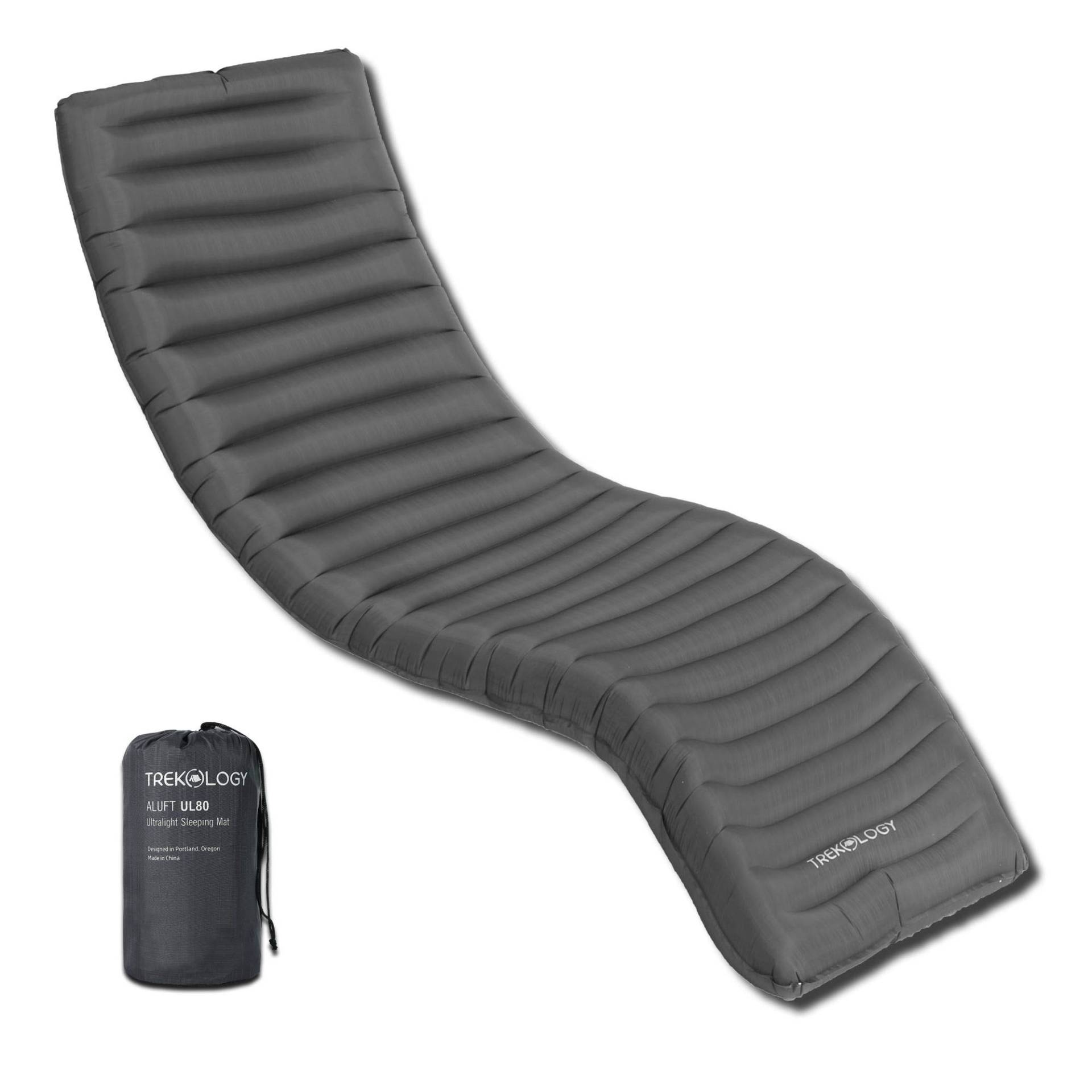 TREKOLOGY Isomatte aufblasbar, Sleeping Pad, Camping Luftmatratze - UL80 aufblasbare Isomatte Camping Isomatte Isomatte Ultraleicht, Isomatte leicht kleines Packmaß für einen erholsamen Schlaf TREKOLOGY Isomatte aufblasbar, Sleeping Pad, Camping Luftmatratze - UL80 aufblasbare Isomatte Camping Isomatte Isomatte Ultraleicht, Isomatte leicht kleines Packmaß für einen erholsamen Schlaf von TREKOLOGY