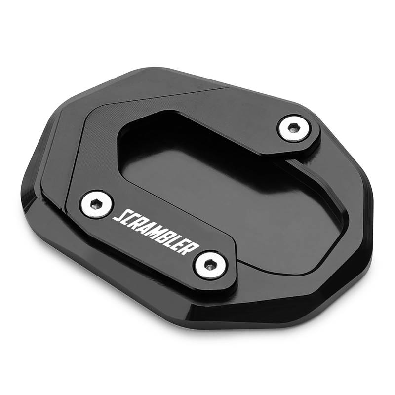 TREONK Motorrad Seitenständer Unterlage Ständerunterlage Seitenständer-Auflagevergrößerung für SCRAMBLER 400 800 1100 2015 2016 2017 2018 2019 2020 von TREONK