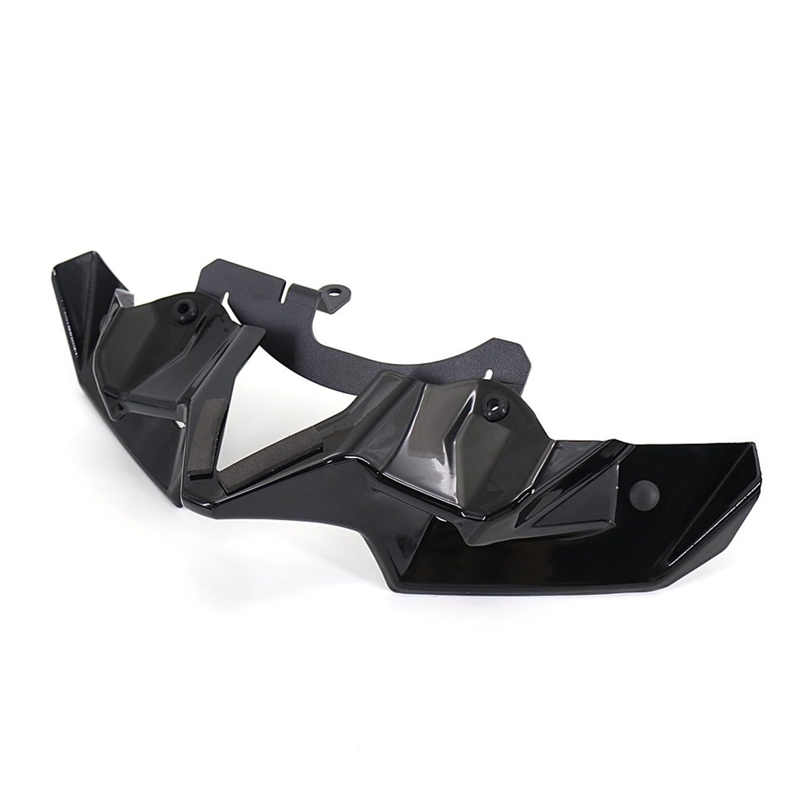 Motorrad-Modifikationszubehör Motorrad Aerodynamischer Flügelspoiler Frontverkleidung Aerodynamisches Winglet Für K&awasaki Z900 2020 2021 2022(Bright Black) von TRFBD