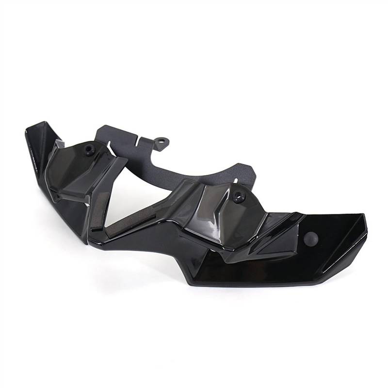 Motorrad-Modifikationszubehör Motorrad Aerodynamischer Flügelspoiler Frontverkleidung Aerodynamisches Winglet Für K&awasaki Z900 2020 2021 2022(Bright Black) von TRFBD